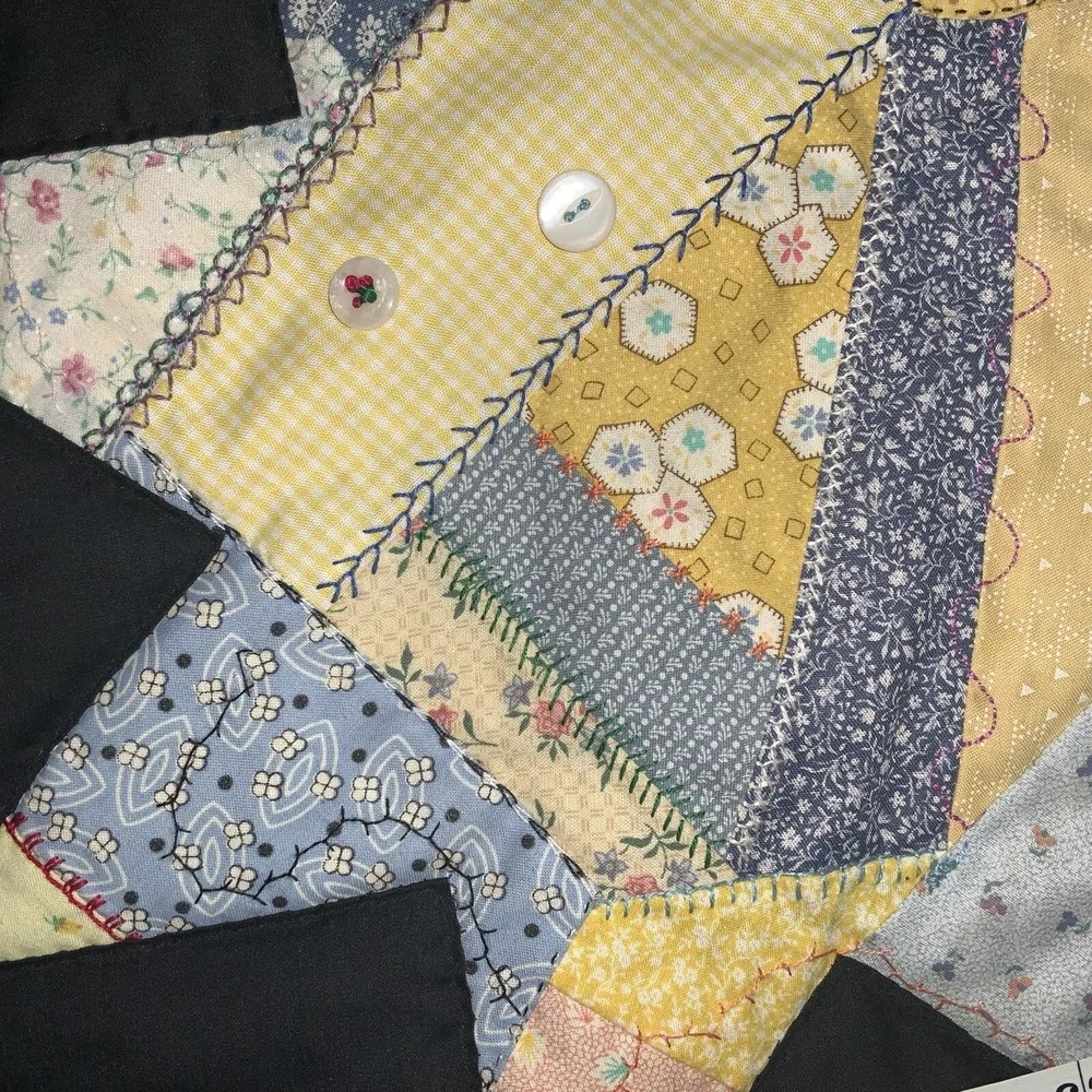 Wall Hanging Baby Or Lap Stars Reproduction 30s Feedsack Prints 36